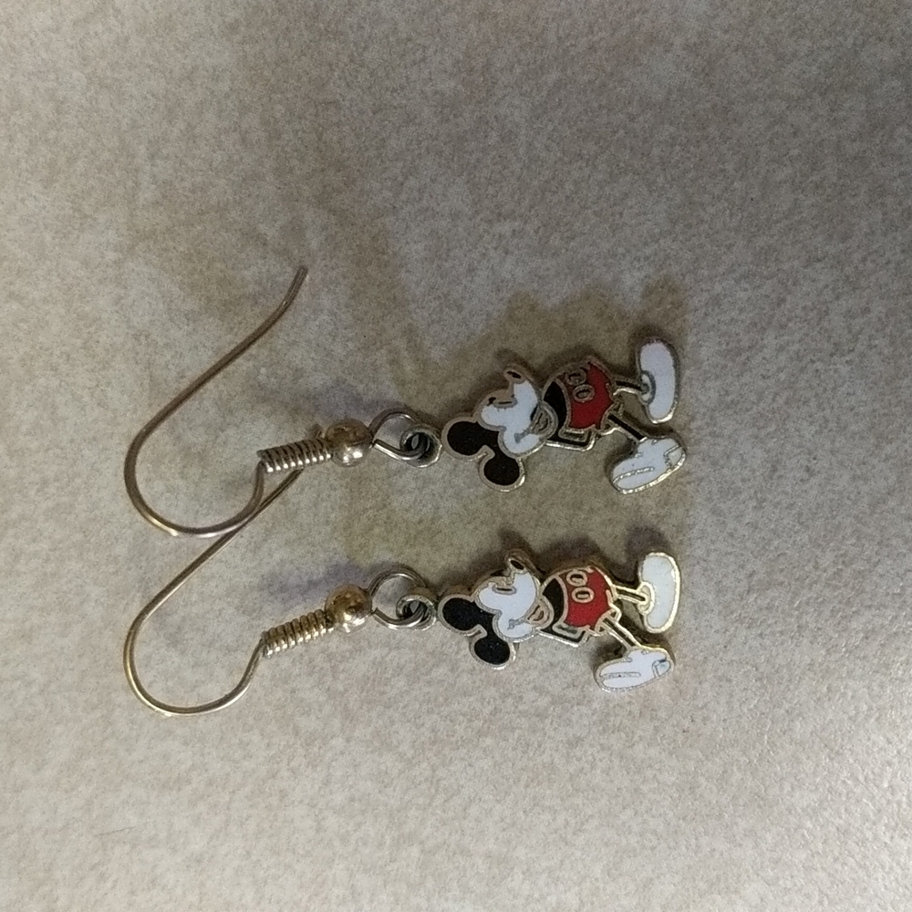 Vintage 1970's Mickey Mouse earrings